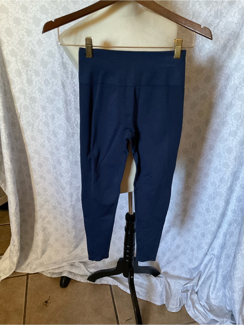 Navy High-Waist Leggings